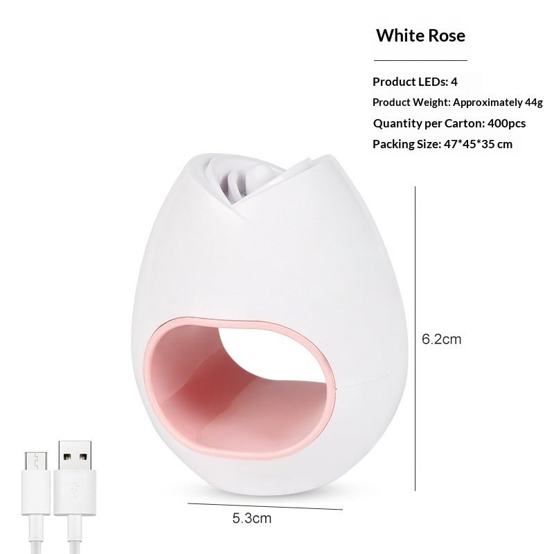 Mini UV LED single-finger nail lamp