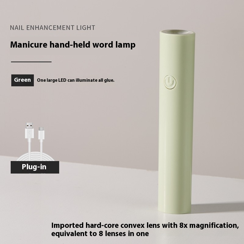 Mini handheld LED nail lamp for gel nails