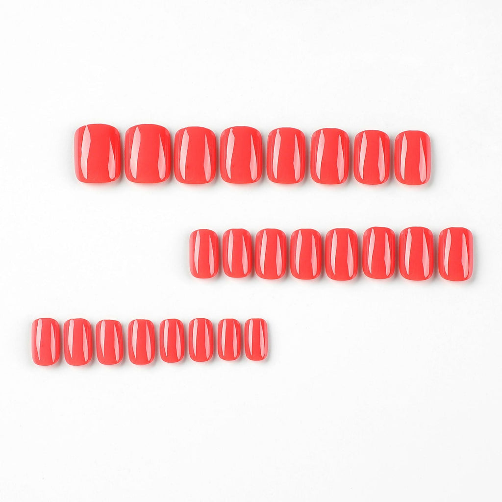Essential Solids short press-on nail collection