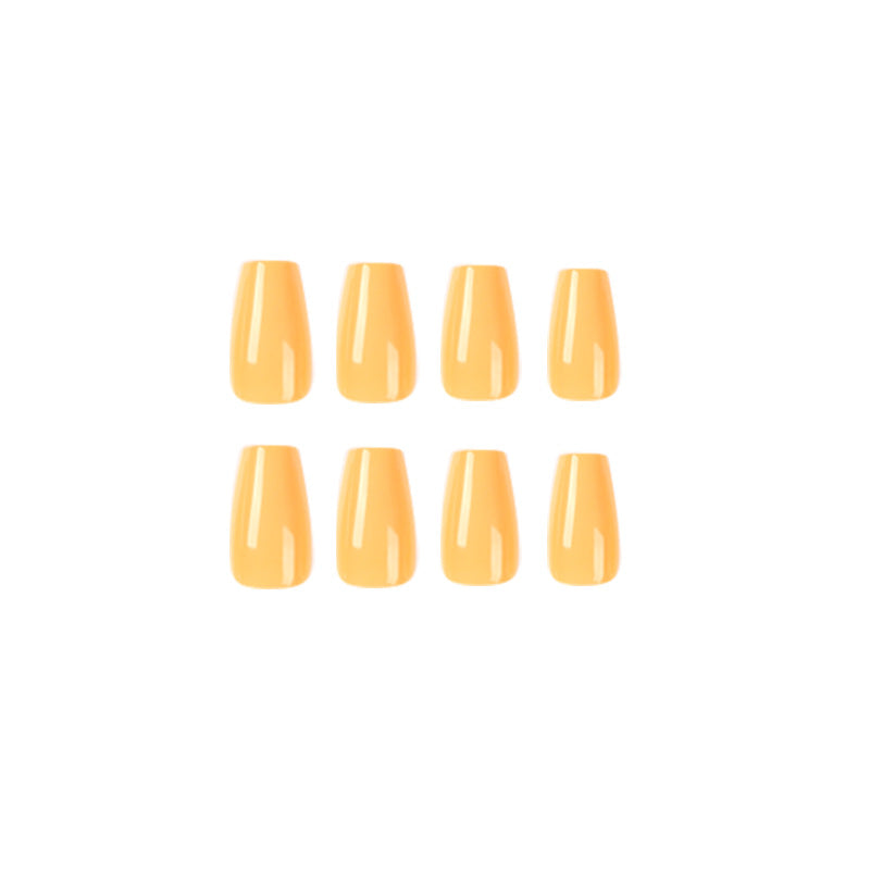 Sunlit Ballet short yellow press-on nails, alternate view 5