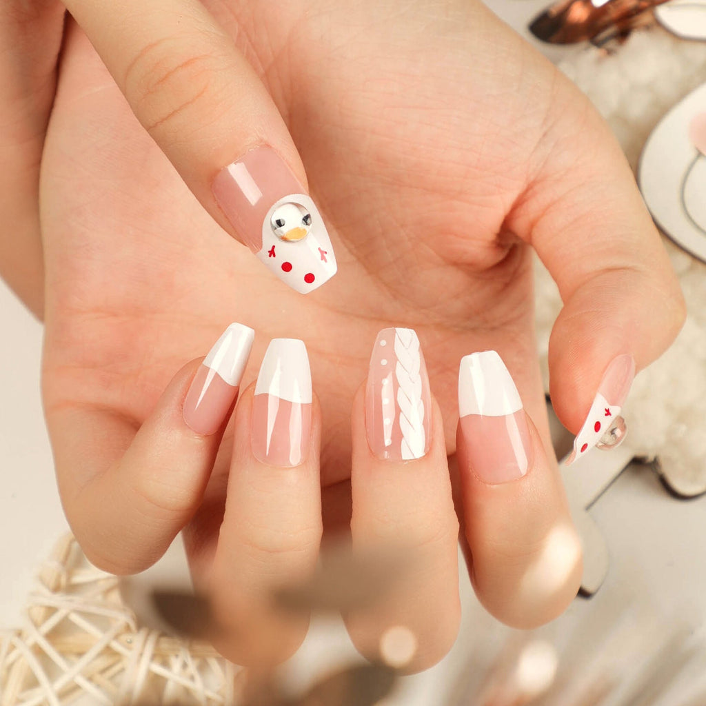 Holiday Nail Art Christmas press-on nails