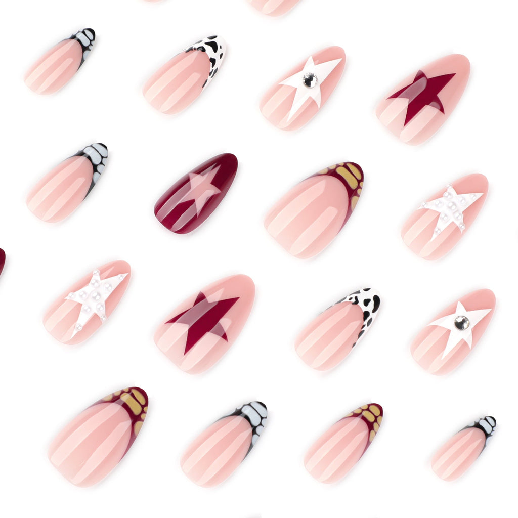 Croc Star French press-on nails