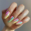 Color Pop short almond press-on nails