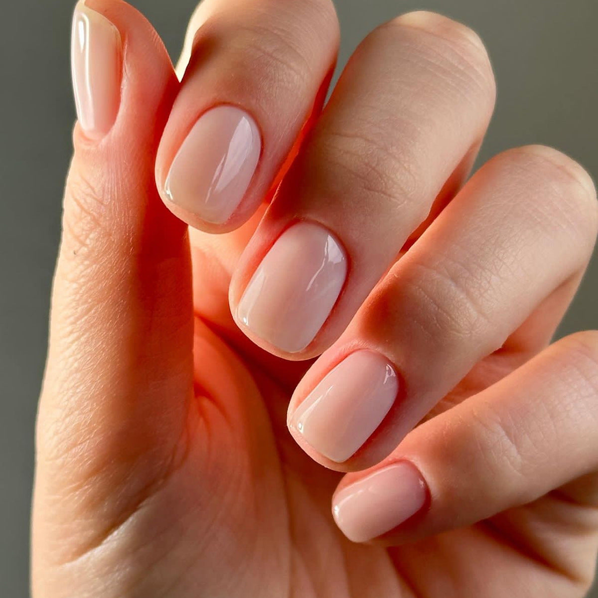 Classic Monochrome Square solid press-on nail collection