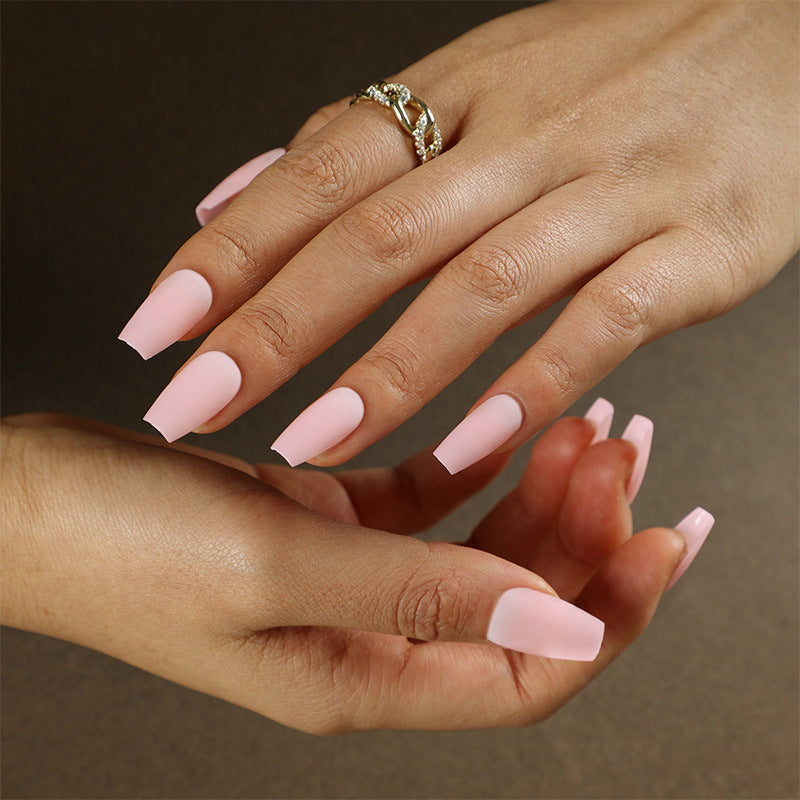 Matte Short Ballet press-on nail collection