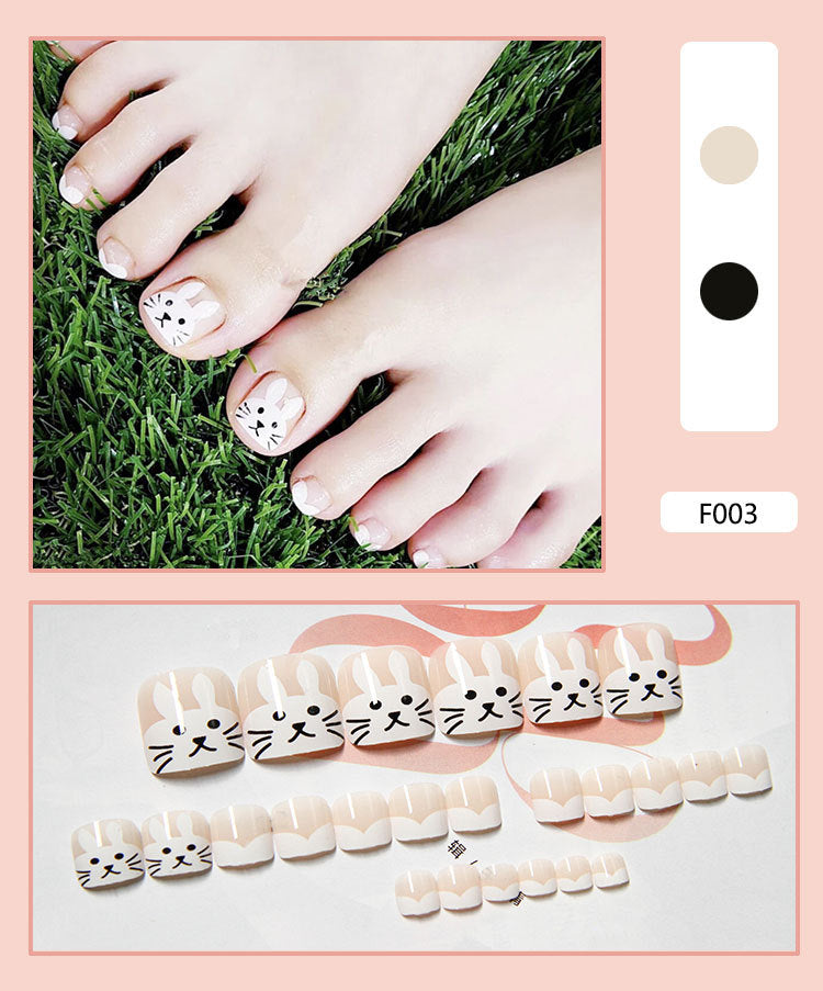 Pedicure Essentials press-on toenail collection