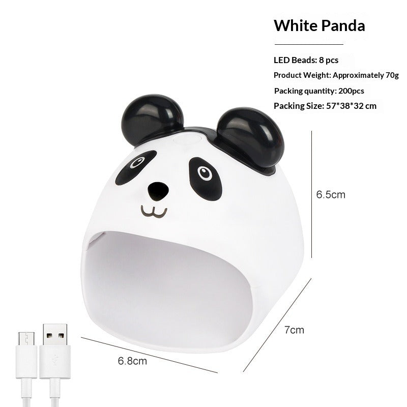 Mini UV LED single-finger nail lamp