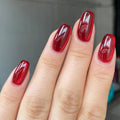 Ruby Cat Eye short press-on nails