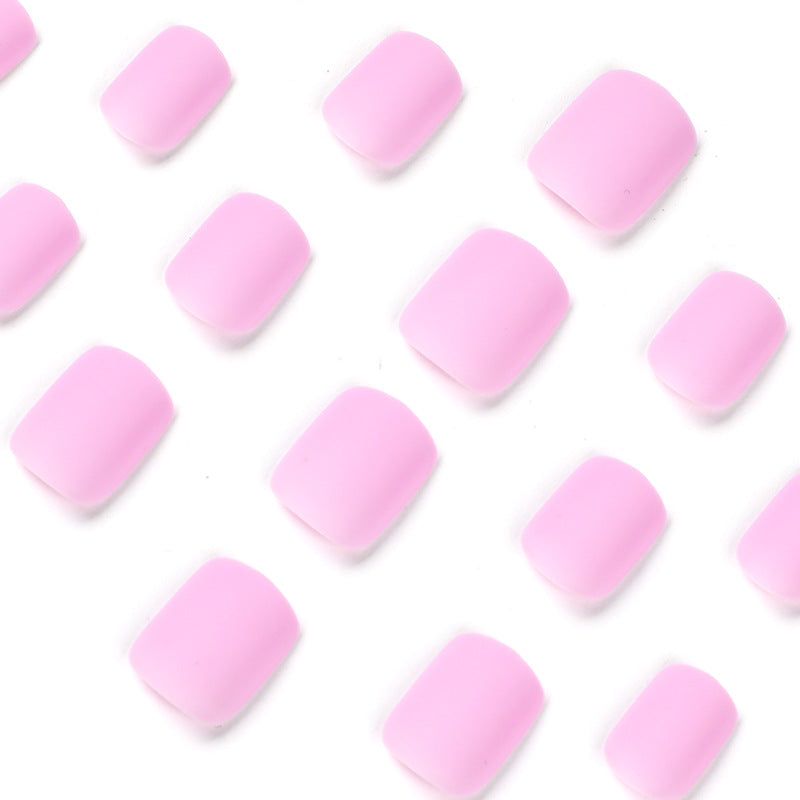 Lavender Frost purple press-on nails