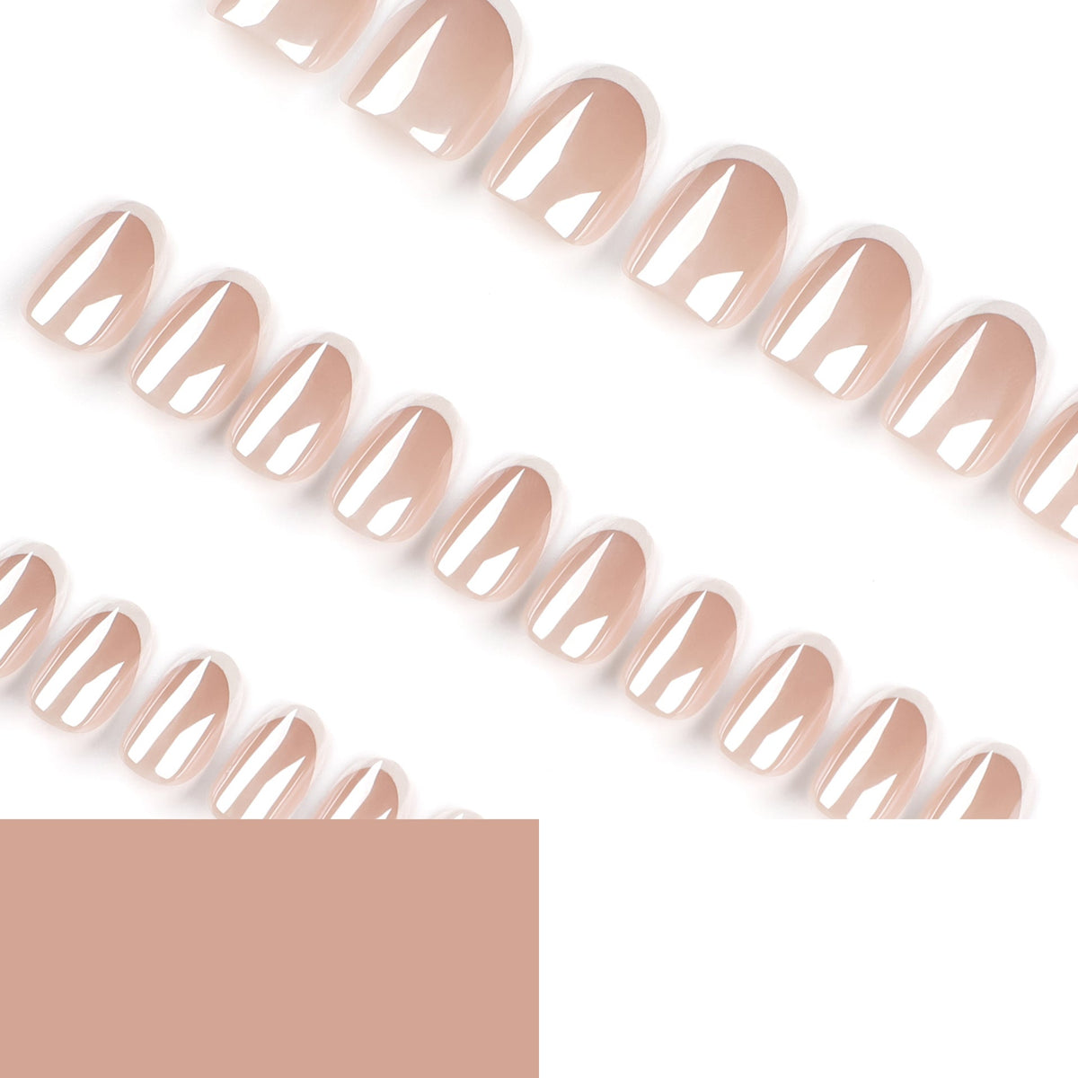 Classic French 30-piece press-on nail set