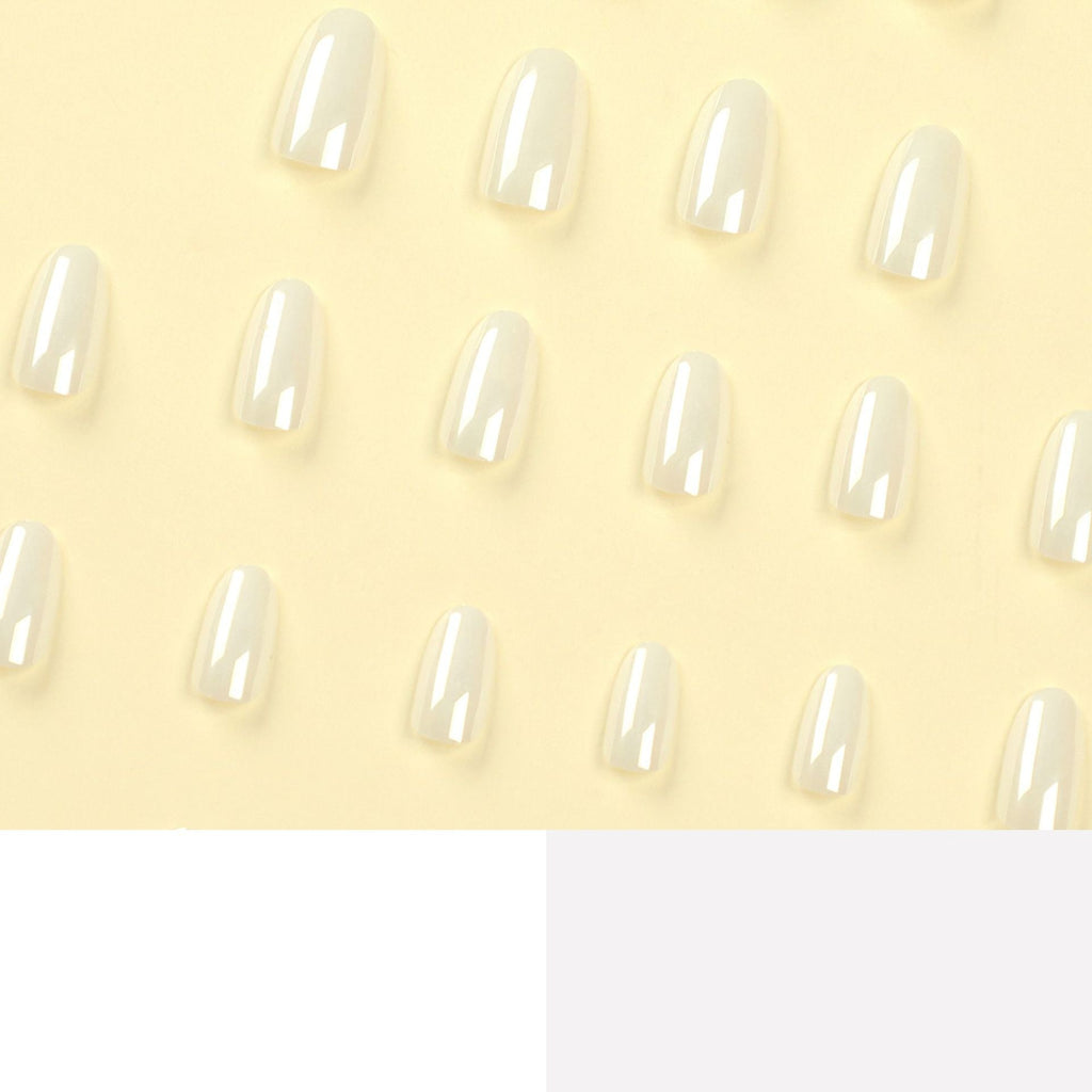 White Prism iridescent press-on nails, alternate view 4
