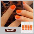 Soft Color gradient and solid nail art stickers