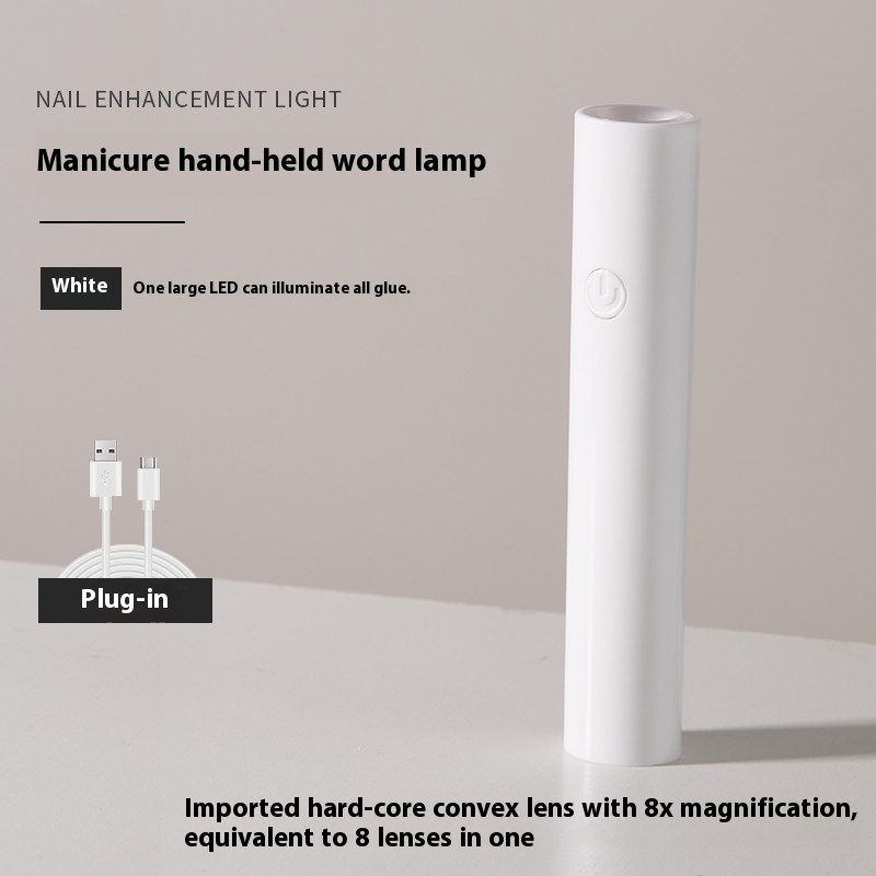 Mini handheld LED nail lamp for gel nails