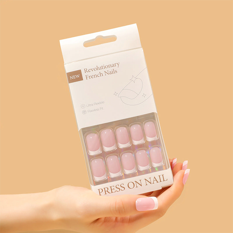 Modern French Wide Fit press-on nail set