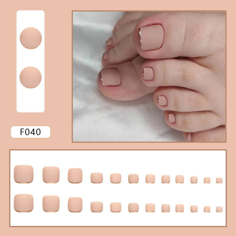 Pedicure Essentials press-on toenail collection