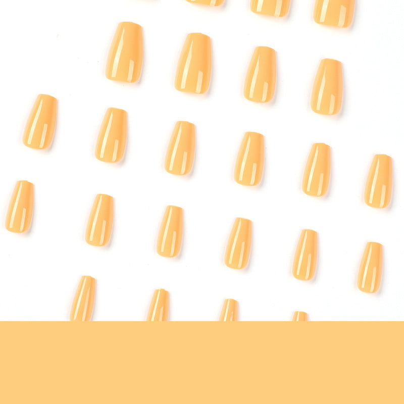Sunlit Ballet short yellow press-on nails, alternate view 4