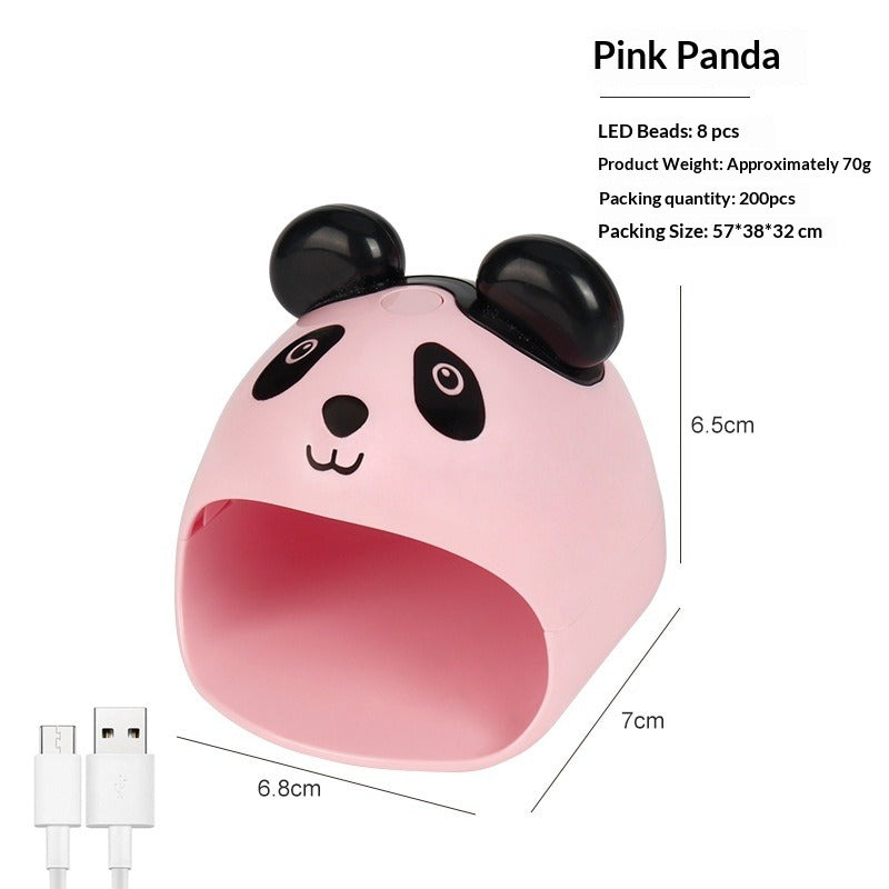 Mini UV LED single-finger nail lamp