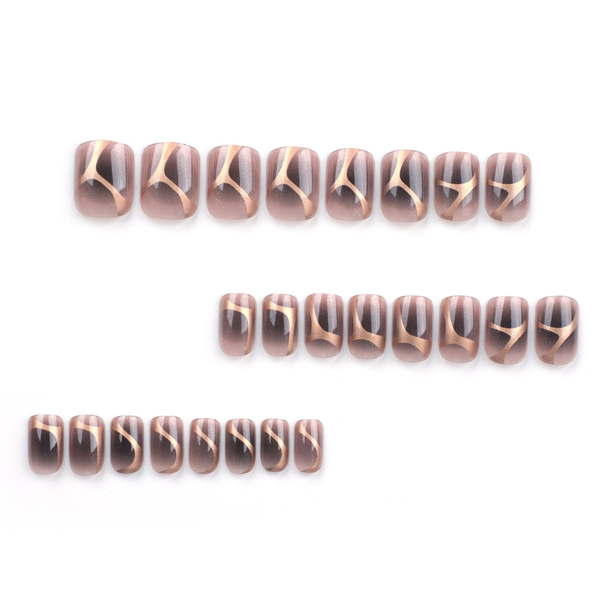 Soft Glitter Dust press-on nails