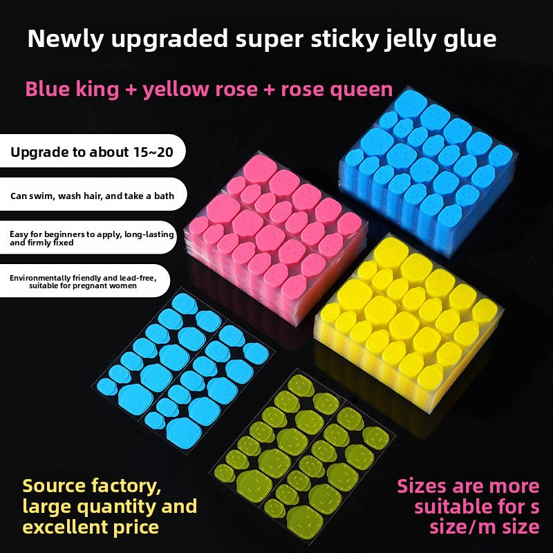 [SOURCING HOLD] Jelly Adhesive Tabs | 50-Piece Bulk Pack