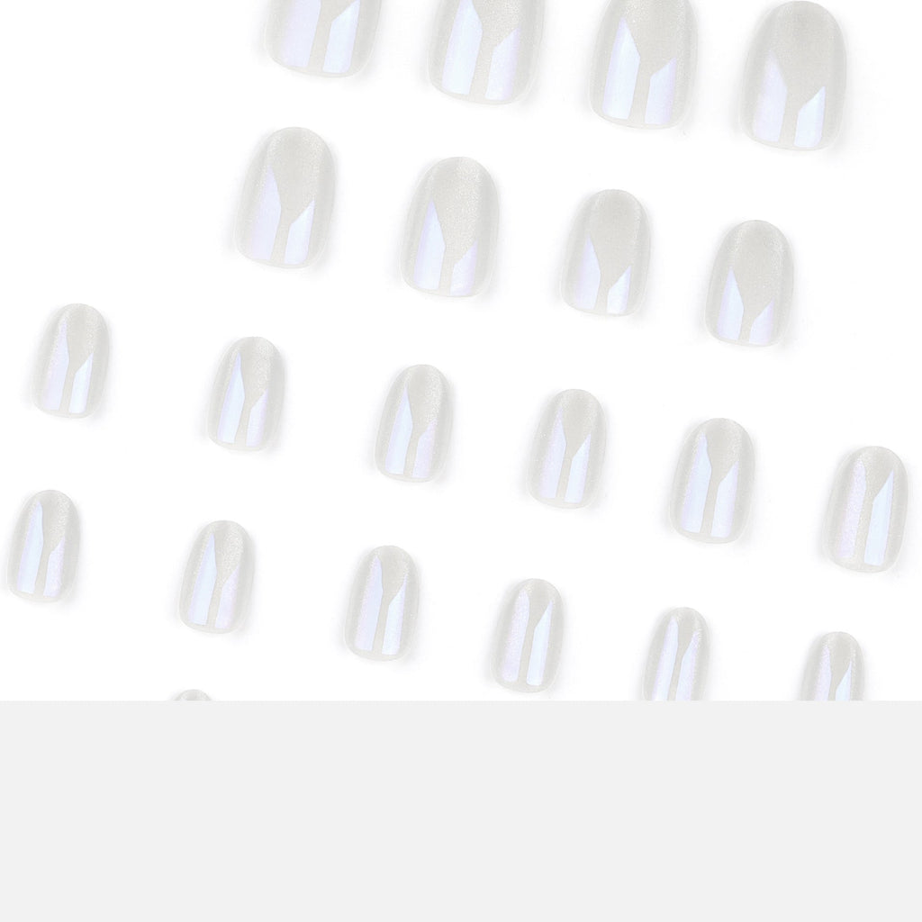 Aurora cat-eye press-on nail set, additional product view