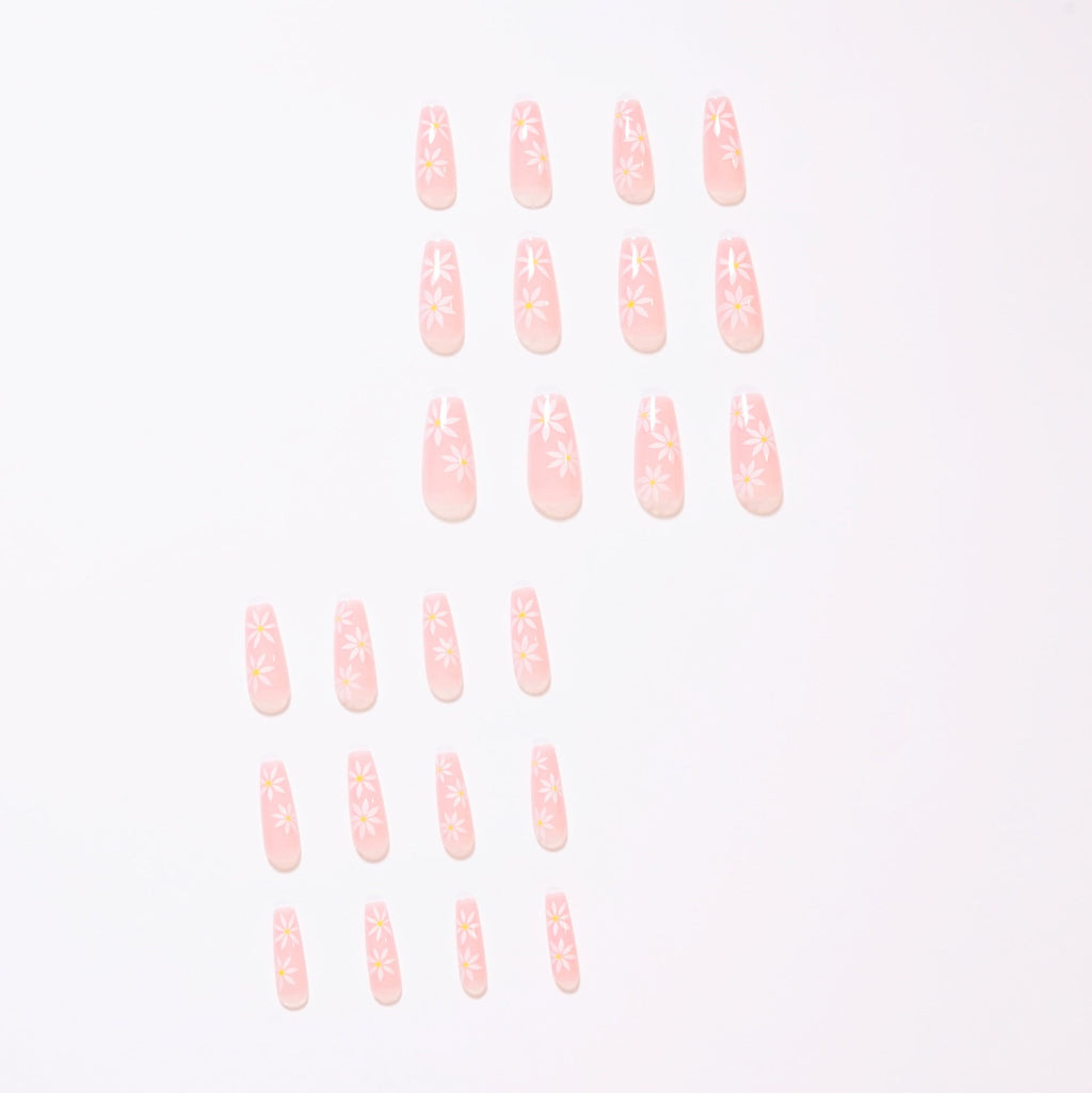 Sunflower Meadow floral press-on nails, alternate view 2