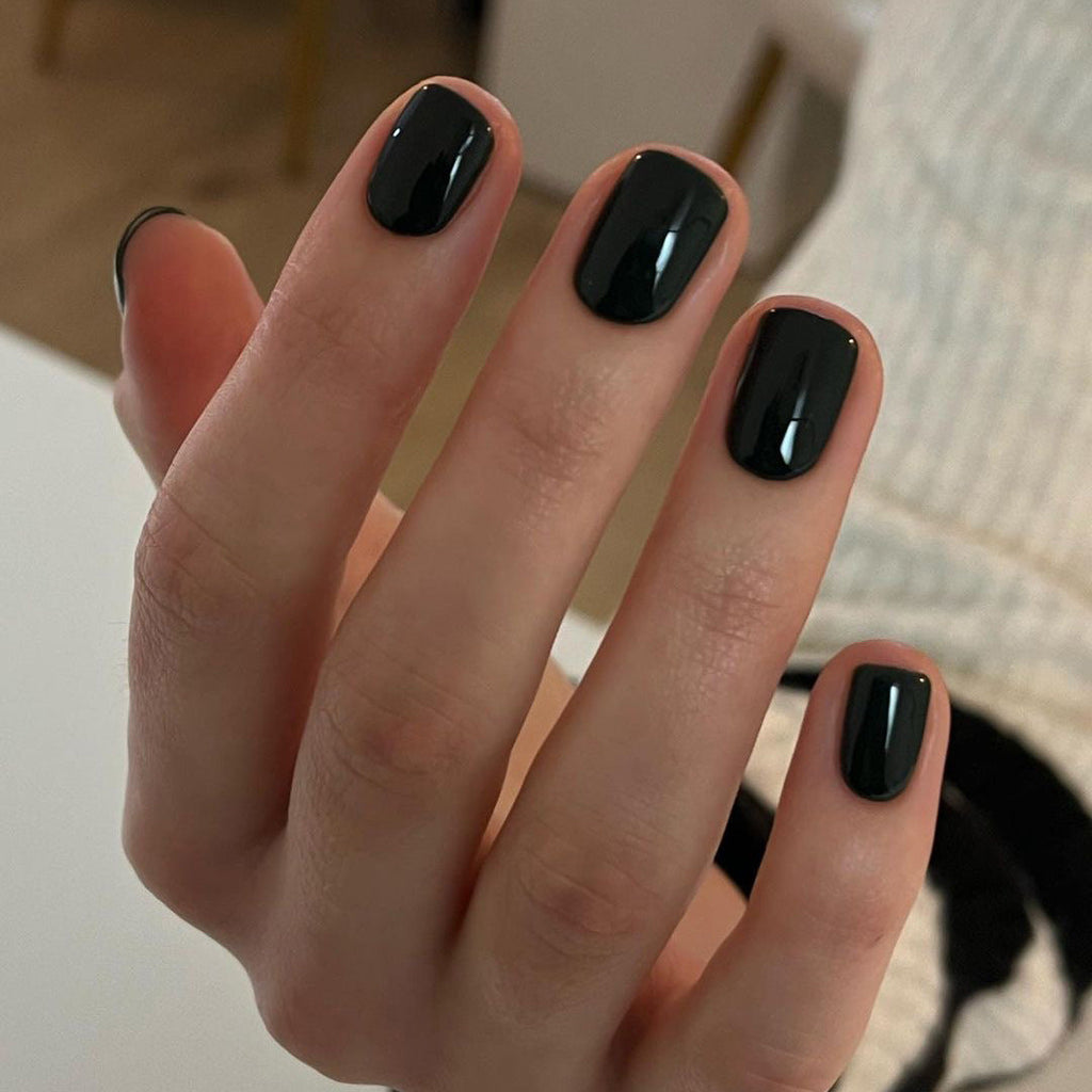 Essential Solids short press-on nail collection