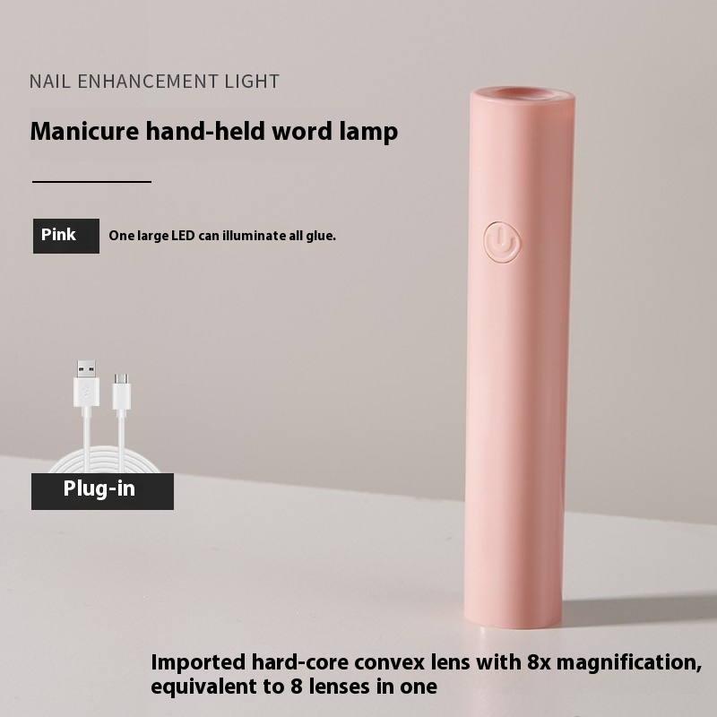 Mini handheld LED nail lamp for gel nails