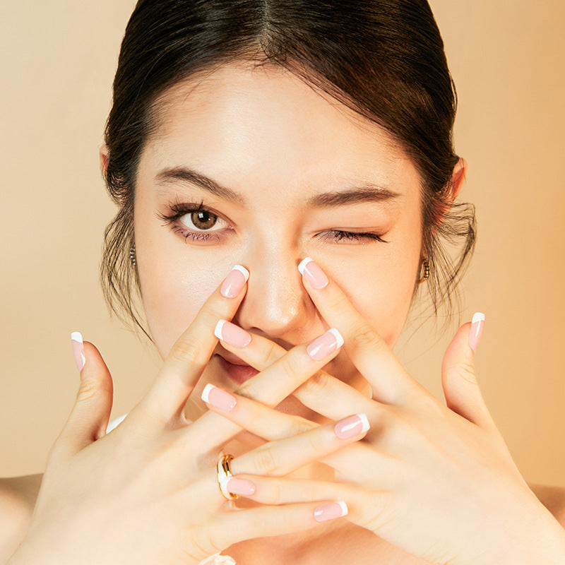 Modern French Wide Fit press-on nail set