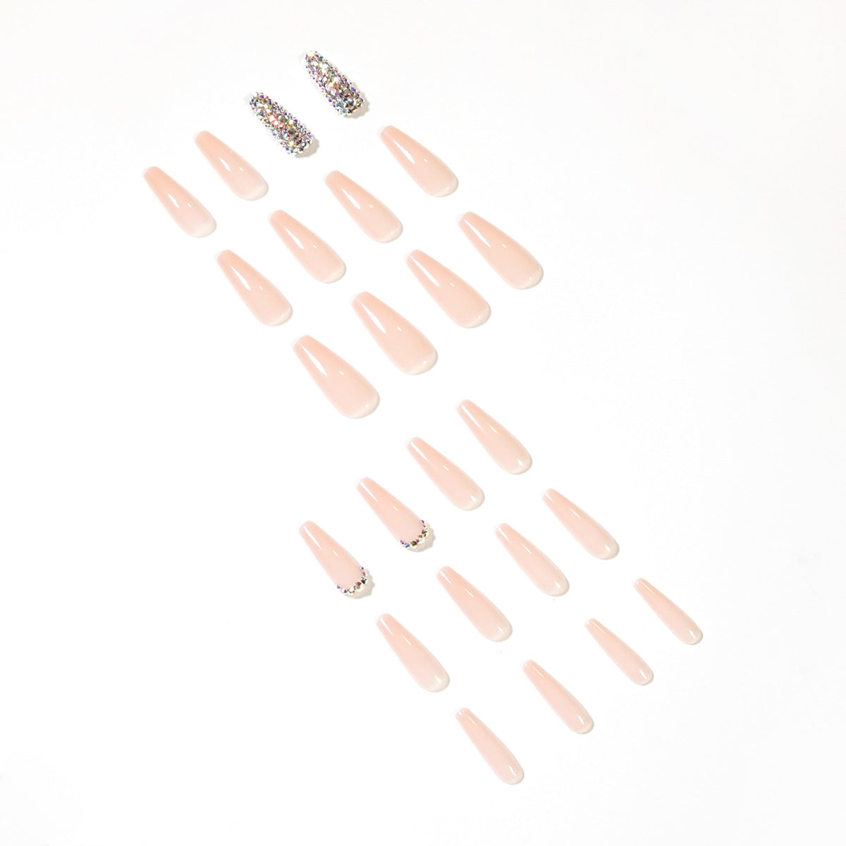 Full Sparkle statement press-on nails