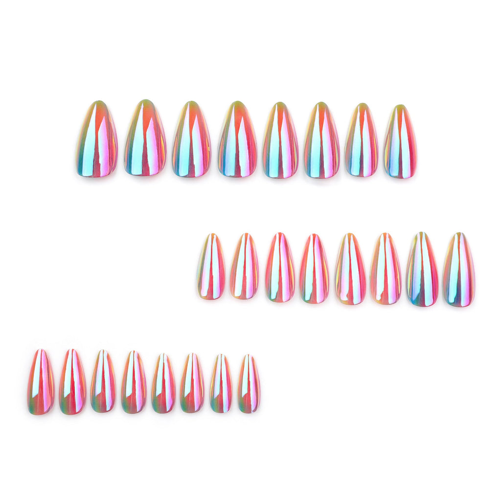 Color Pop short almond press-on nails