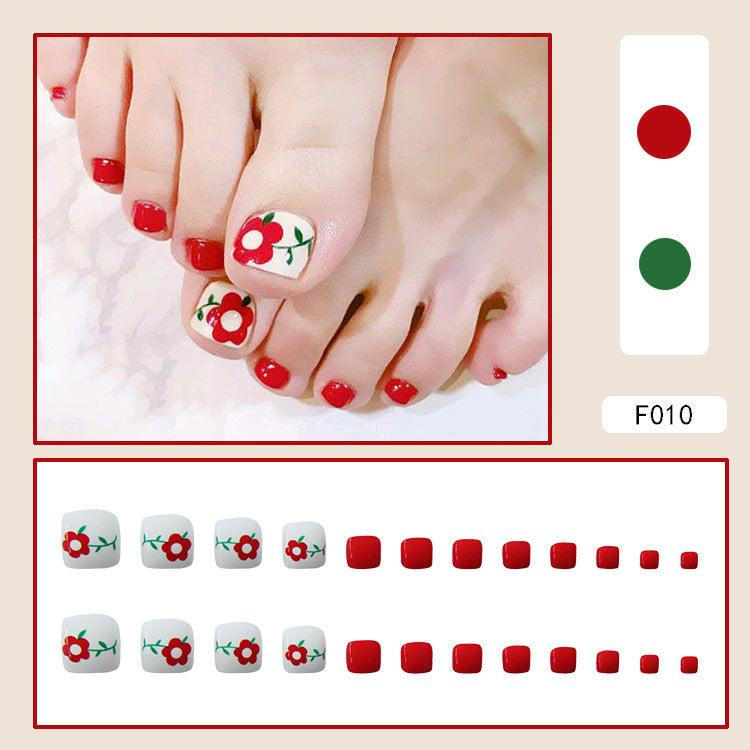 Pedicure Essentials press-on toenail collection
