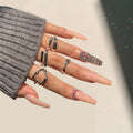 Full Sparkle statement press-on nails