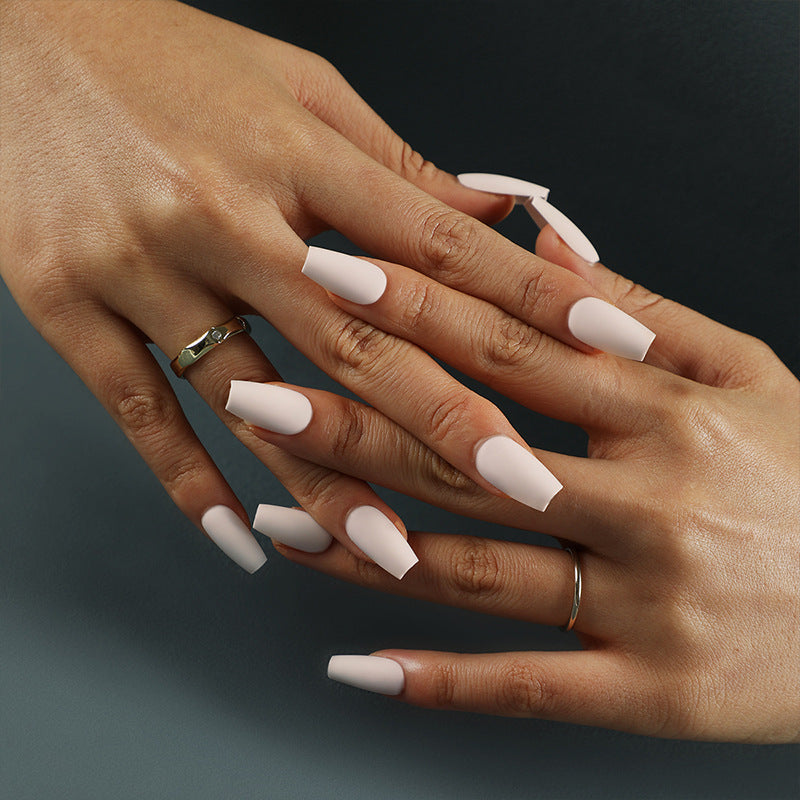 Matte Short Ballet press-on nail collection