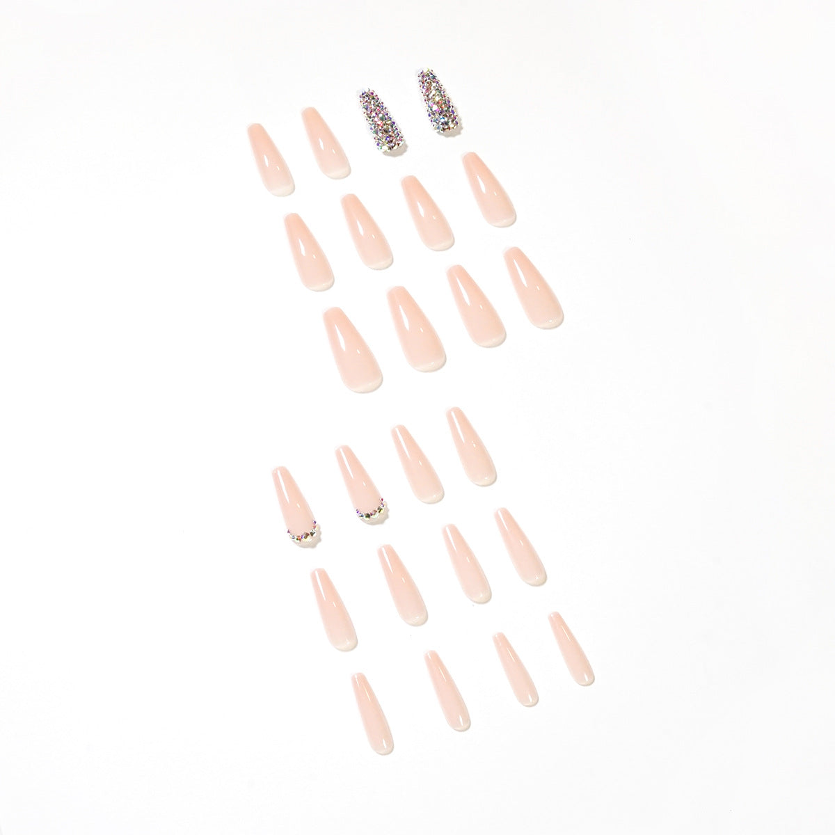 Full Sparkle statement press-on nails