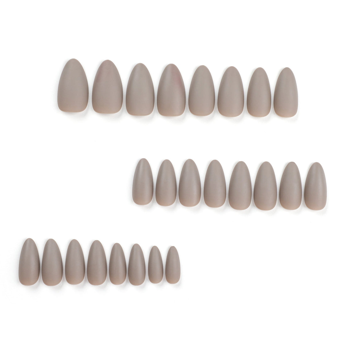 Matte Solid Short press-on nail collection
