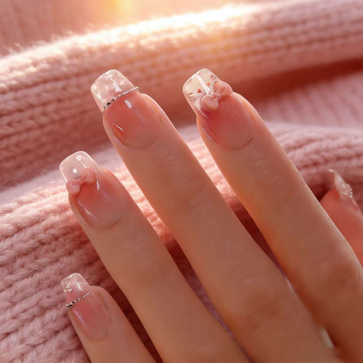 Kawaii Cat French press-on nail collection