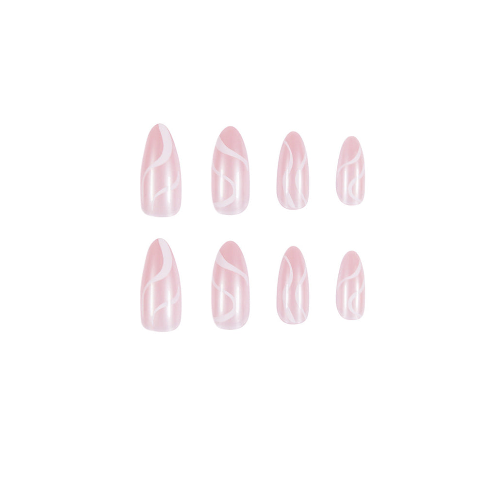 Pop Nude medium stiletto press-on nails