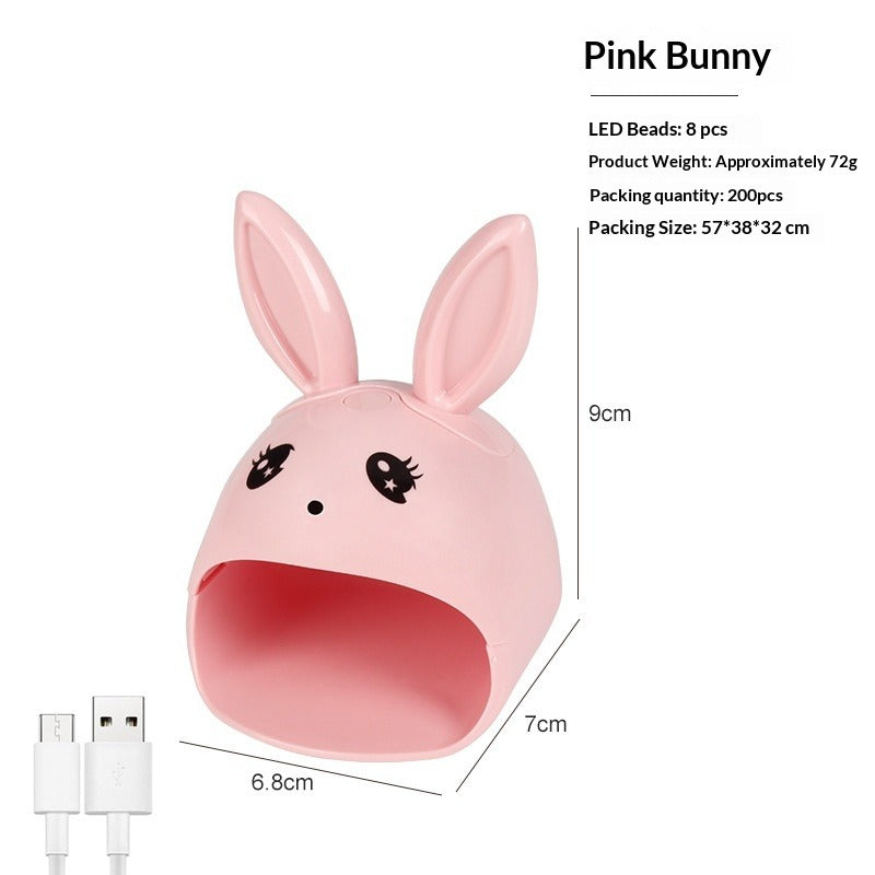 Mini UV LED single-finger nail lamp