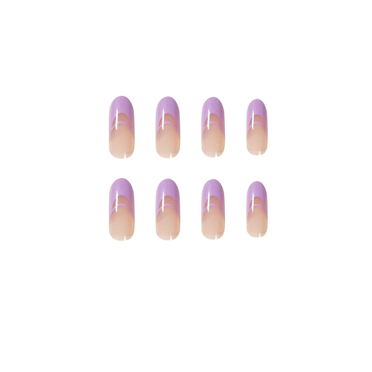 Lavender Double French press-on nails
