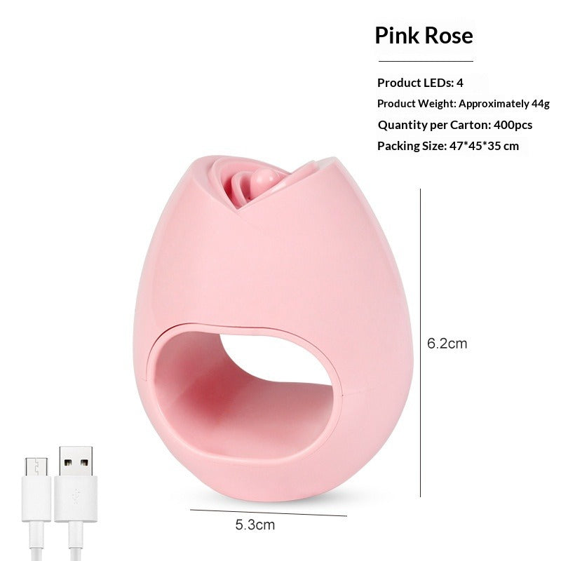 Mini UV LED single-finger nail lamp