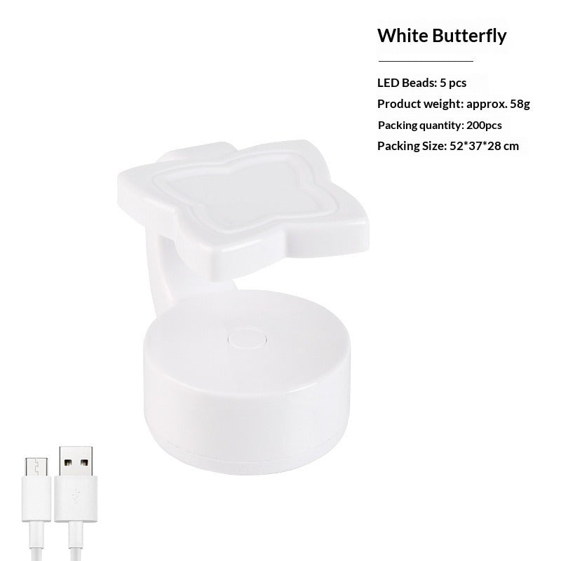 Mini UV LED single-finger nail lamp