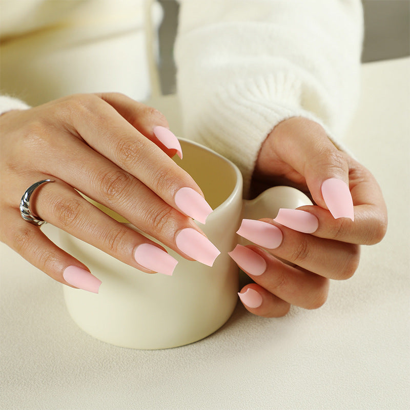 Matte Short Ballet press-on nail collection